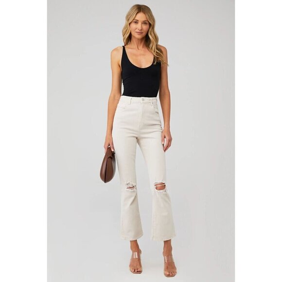 Rolla's Dusters Bootcut Crop Worn Salt Womens Size 26 - Picture 1 of 12